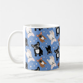 Caneca De Café Francês Cólvora Francês Francês Blue Custom