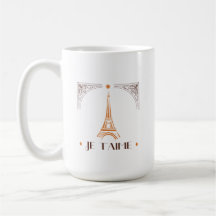 Francês Eu Te Amo Coffee Mug