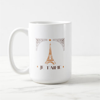 Caneca De Café Francês Eu Te Amo Coffee Mug