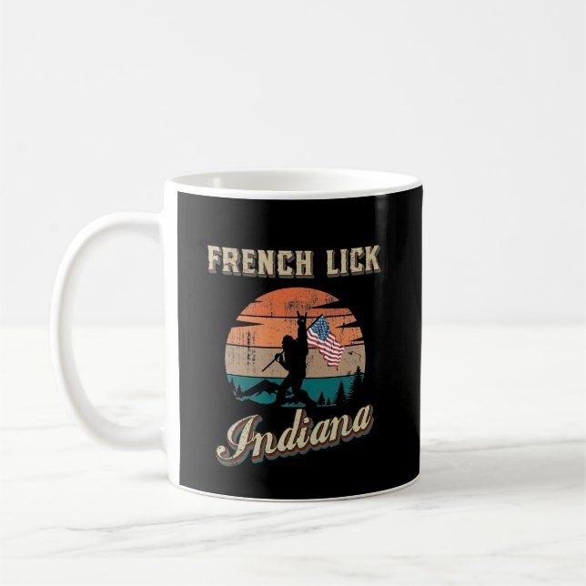 Caneca De Café Francês Lick Indiana (Esquerda)