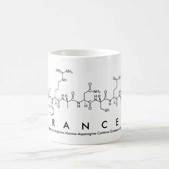 Caneca De Café Frances peptidname mug (Centro)