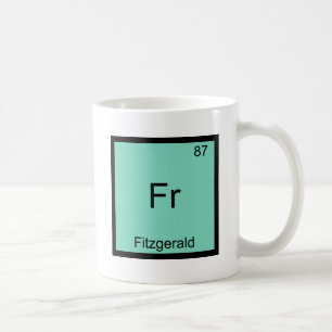 Caneca De Café Franco - T engraçado do símbolo do elemento da