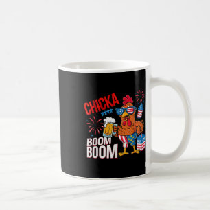 Caneca De Café Frango Boom Boom Retro América Chicka Cerveja 4 De