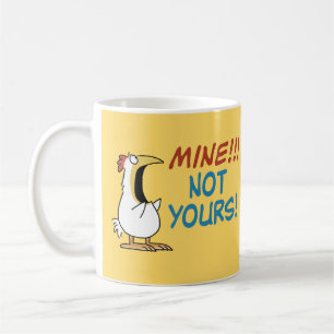 Caneca De Café Frango Boynton Meu Não Seu