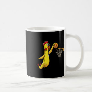Caneca De Café Frango de Borracha Engraçado Jogando Esportes de J