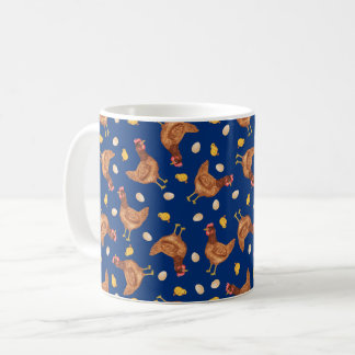Caneca De Café Frango e Ovos