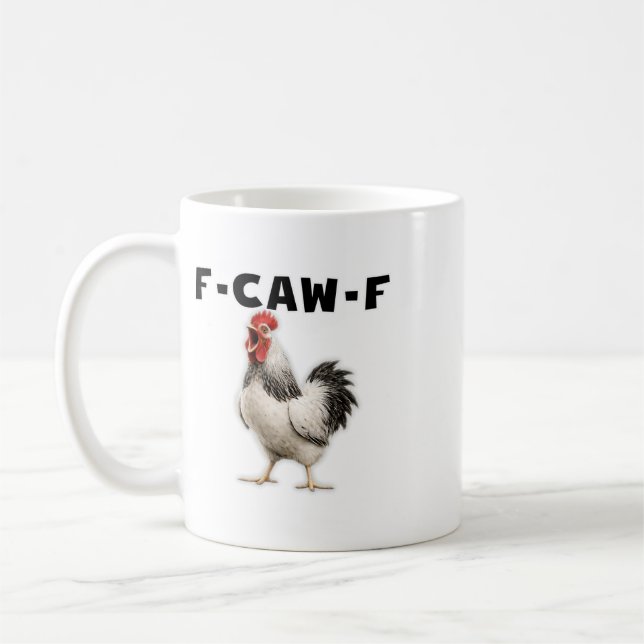 Caneca De Café Frango F-caw-f  (Esquerda)