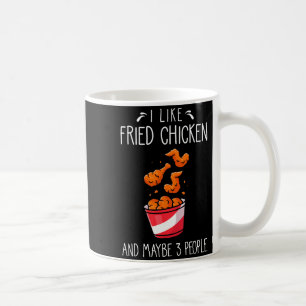 Caneca De Café Frango Frito Dito Engraçado - Eu Gosto de Frango F