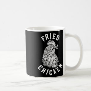 Caneca De Café Frango Frito Fumando Jantar Engraçado Amante da Ma