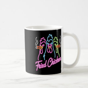 Caneca De Café Frango Frito Galinhas Arte Engraçada Fazenda Agric