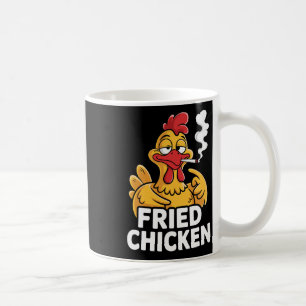 Caneca De Café Frango Frito Lojinha de Fumo Engraçado Amante da M