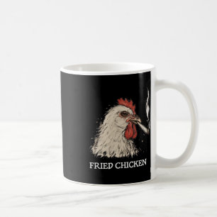 Caneca De Café Frango Frito Vintage Frango Droga Meme Engraçado