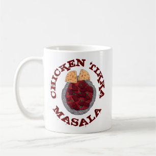 Caneca De Café Frango índio de Takeaway Comida Britânica Tikka Ma