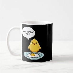 Caneca De Café Frango Irmão! É Você Franguinho Fofo Vs Ovo Frito