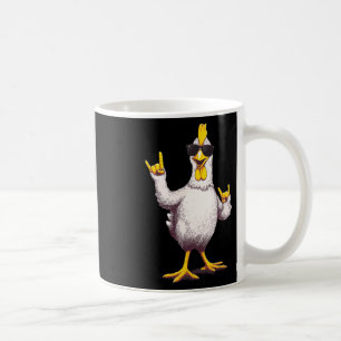 Caneca De Café Frango Legal Maneiro Galinha Rock On Avicultura Am