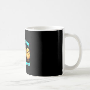 Caneca De Café Frango Mais Brilhante Do Arco-íris De Páscoa Pun 