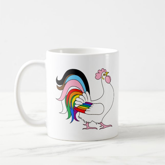 Caneca De Café Frango Orgulho Progresso (Esquerda)