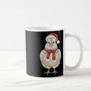 Caneca De Café Frango Santa Silkie Natal Adorável Animal de Fazen