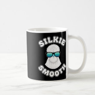 Caneca De Café Frango Silkie Suave, Silkie Fresco com Óculos de S