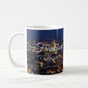 Caneca De Café Frankfurt Am Main Alemanha Lembrança de Viagem