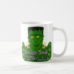 Caneca De Café Frankie Quer Você!