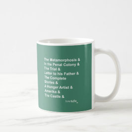 Caneca De Café Franz Kafka