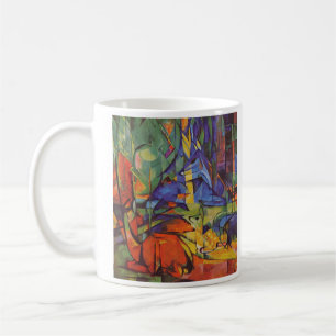 Caneca De Café Franz Marc - cervo na floresta