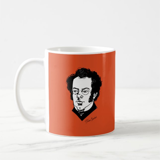 Caneca De Café Franz Schubert (Esquerda)