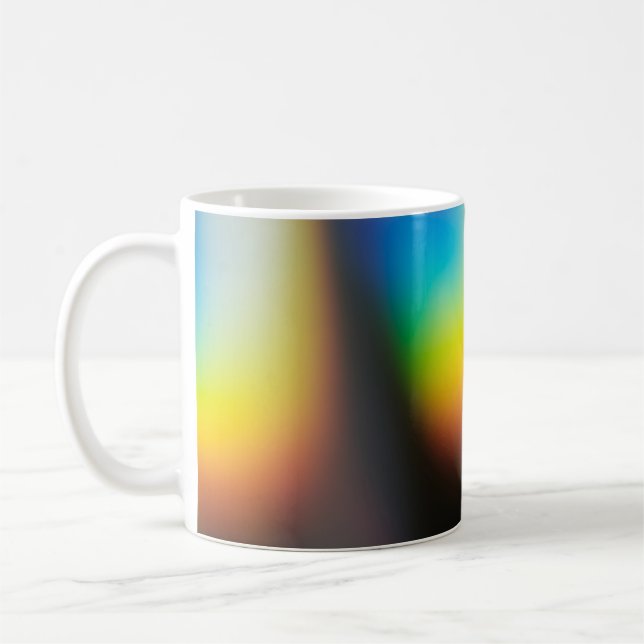 Caneca De Café Frasco de plástico azul e amarelo (Esquerda)