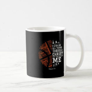 Caneca De Café Frase Cristã de Sketll para Adolescentes e Criança
