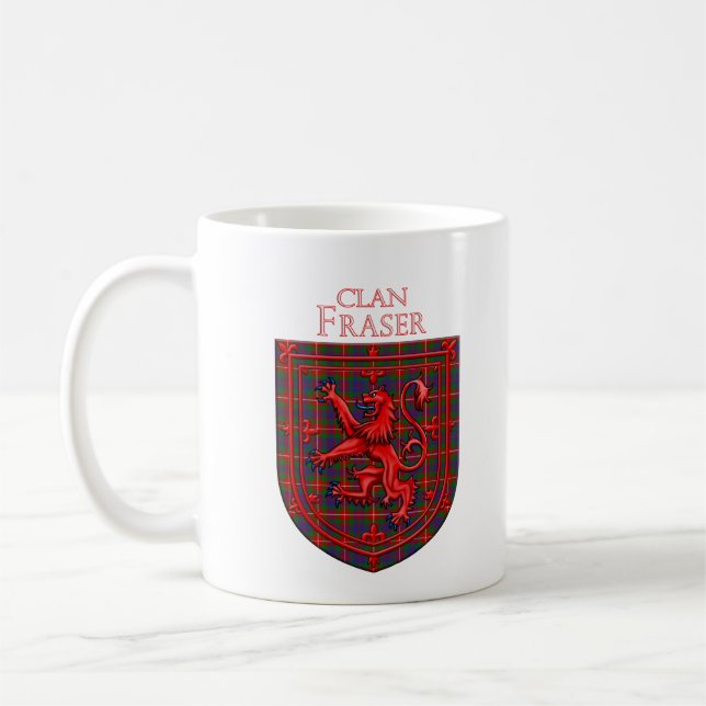 Caneca De Café Fraser of Lovat Tartan Scottish Plaid (Esquerda)