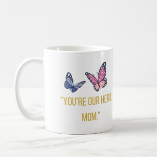 Caneca De Café Frases do coração para o Dia de as mães