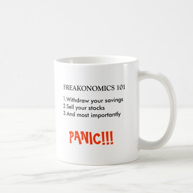 Caneca De Café Freakonomics 101 (Direita)