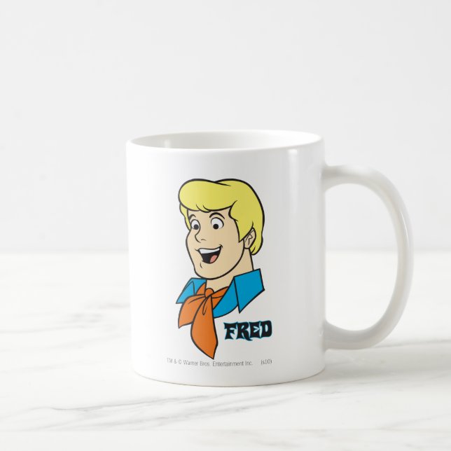 Caneca De Café Fred Name Graphic (Direita)