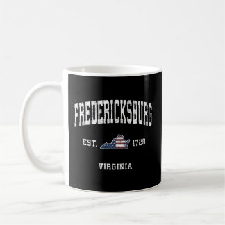 Caneca De Café Fredericksburg Virginia Va American Flag
