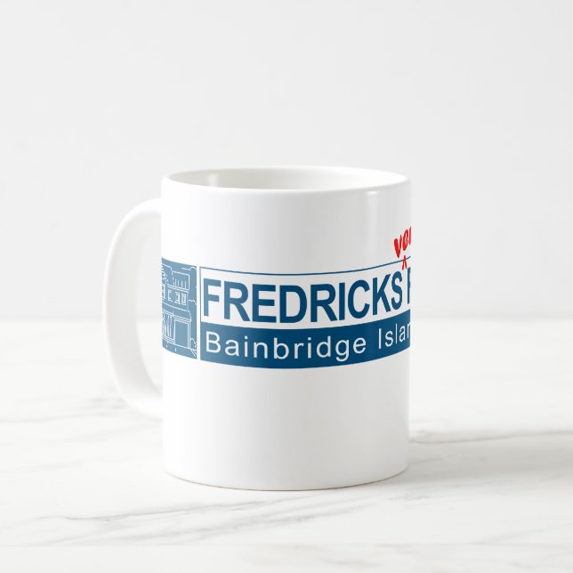 CANECA DE CAFÉ FREDRICKS MUITO BONITOS CASAS (Frente Esquerda)