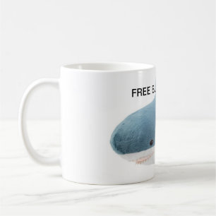 Caneca De Café Free Blahaj mug