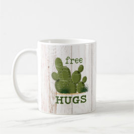 Caneca De Café Free Hugs Cactus