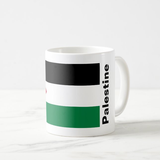 Caneca De Café Free Palestine Mug (Frente Esquerda)