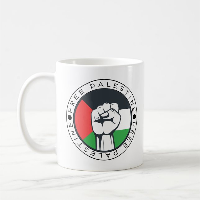 Caneca De Café Free Palestine Mug (Esquerda)