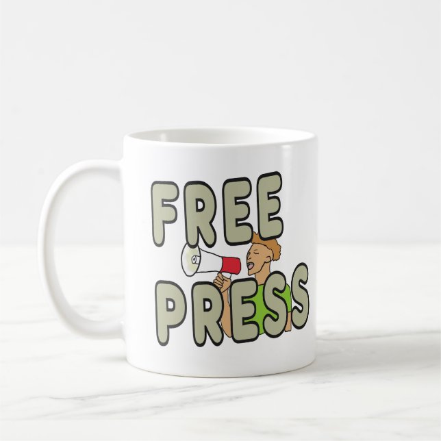 Caneca De Café Free Press (Esquerda)