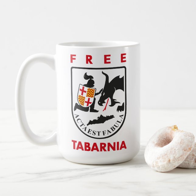 Caneca De Café Free Tabarnia 3 (Com Donut)