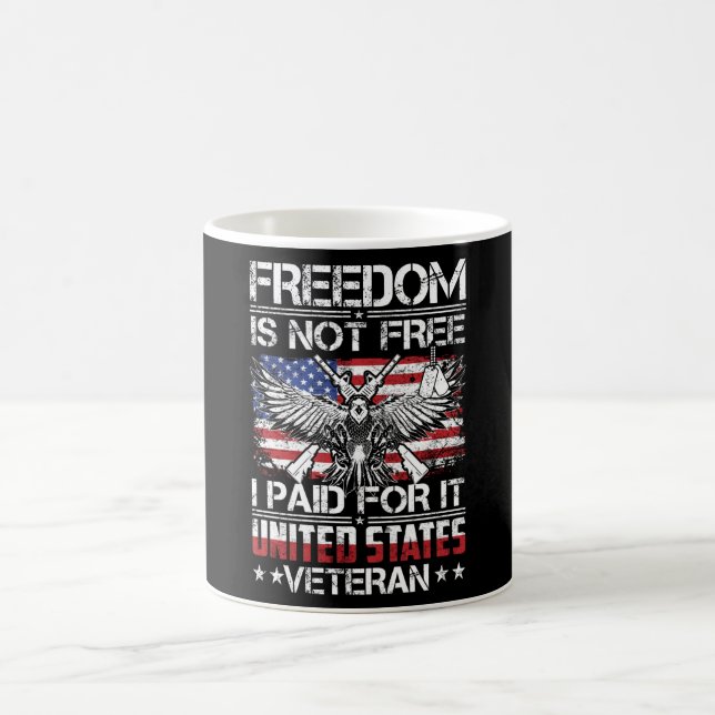 Caneca De Café Freedom Isnt Free Veteran - American Eagle (Centro)
