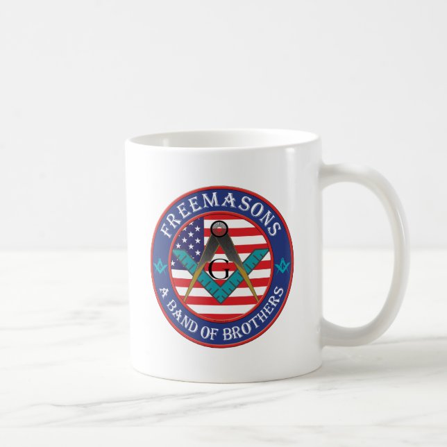 Caneca De Café Freemasons - banda dos irmãos (Direita)