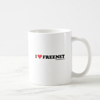 Caneca De Café Freenet do coração - Por muito tempo