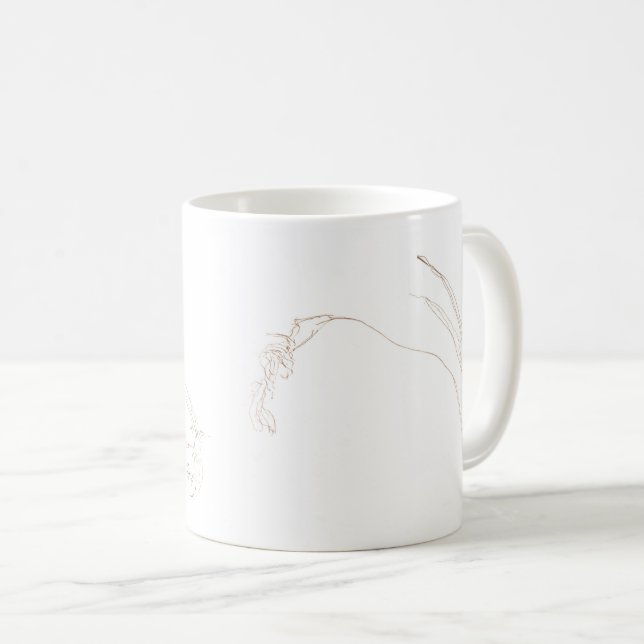 Caneca De Café Freesia seca 2 (Frente Esquerda)