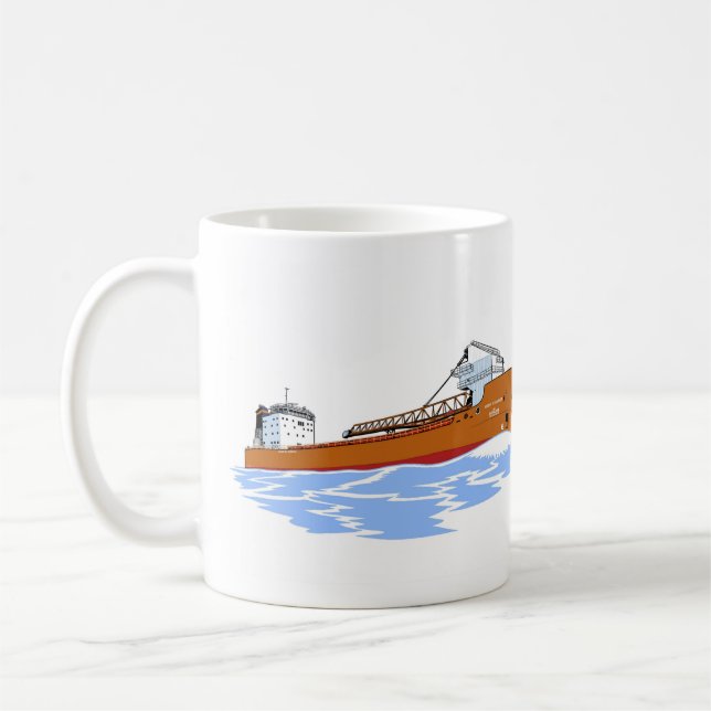 Caneca De Café Freighter Mark W. Barker (Esquerda)