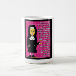 Caneca De Café Freira do divertimento
