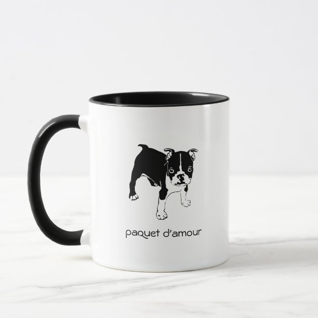 Caneca de Café French Bulldog Cachorrinho Pacote d (Esquerda)