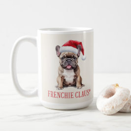 Caneca De Café Frenchie Claus Dog Pun Christmas Coffee Mug